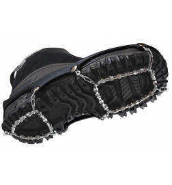 Crampon Chaussure Neige(1 Paire),Crampon Antidérapent avec 8 Crochets pour  Chaussures pour chaîne Acier au manganèse Neige Escalade de randonnée ou
