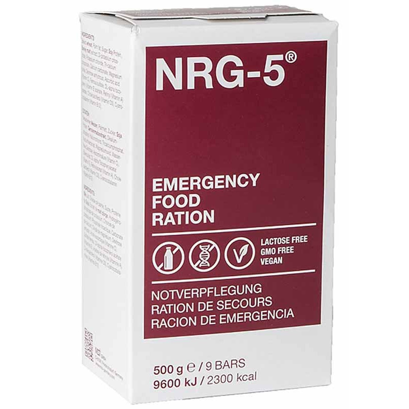 MSI NRG 5 - Ration de survie et secours - Alimentation de survie - Inuka