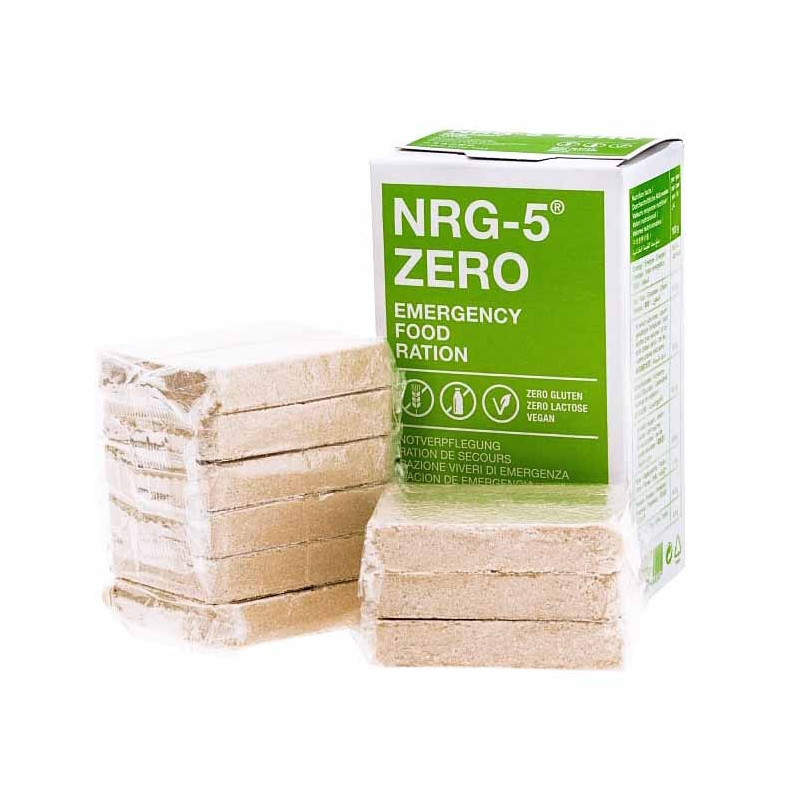 MFH NRG-5 1 paquet de 9 biscuits pour ration de survie 500 g, Blanc
