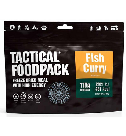 Curry de poisson lyophilisé Tactical Foodpack