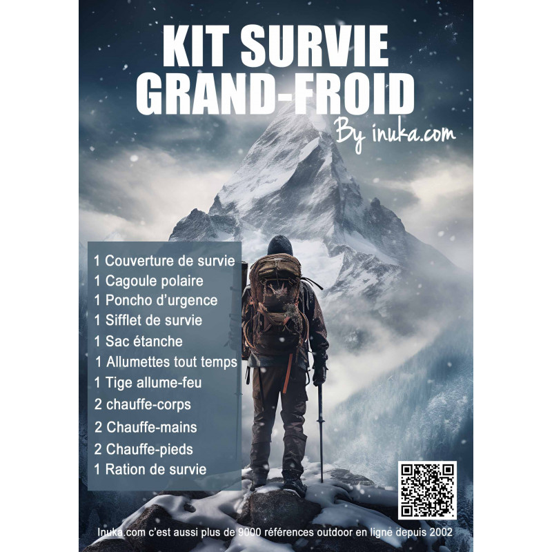 Kit de survie spécial grand-froid - Kit de secours extrême - Inuka, kit  survie 