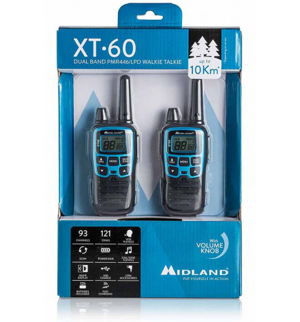 Talkie-walkie Midland XT60 blister