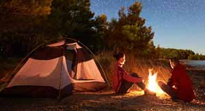 Camping group tents